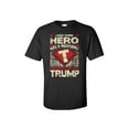 thumbnail image 1 of Political Trump 2020 Americans Call Him Trump Adult Short Sleeve T-Shirt-Black-5XL, 1 of 4