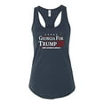 thumbnail image 1 of Political Trump 2020 Georgia for Trump Ladies Racerback Tank-Indigo-Large, 1 of 4