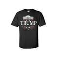 thumbnail image 1 of Political Trump is My President Keep America Great Adult Short Sleeve T-Shirt-Black-XXL, 1 of 4