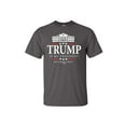 thumbnail image 1 of Political Trump is My President Keep America Great Adult Short Sleeve T-Shirt-Charcoal-Medium, 1 of 4
