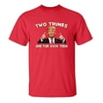 thumbnail image 1 of Political Two Thumbs for Each Term Unisex Short Sleeve T-Shirt-Red-Small, 1 of 4