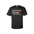thumbnail image 1 of Political Veterans for Trump Short Sleeve T-Shirt-Black-4XL, 1 of 4