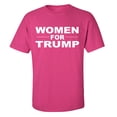 thumbnail image 1 of Political Women for Trump Adult Short Sleeve T-Shirt-Helconia-Small, 1 of 4