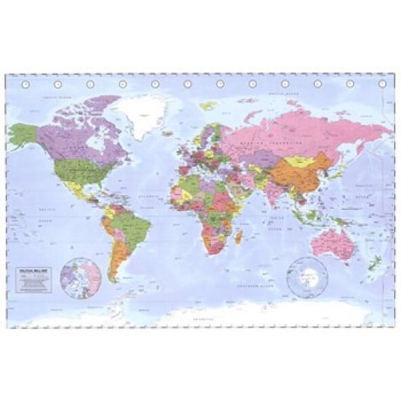 Political World Map, c.2009 (miller projection) Poster - 22 x 34 inches