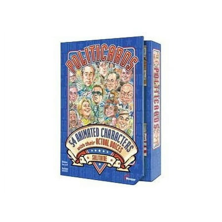 Politicards Solitaire Game ~ Fun Look Back At Politics During the 2004 Election ~ Over 225 Games