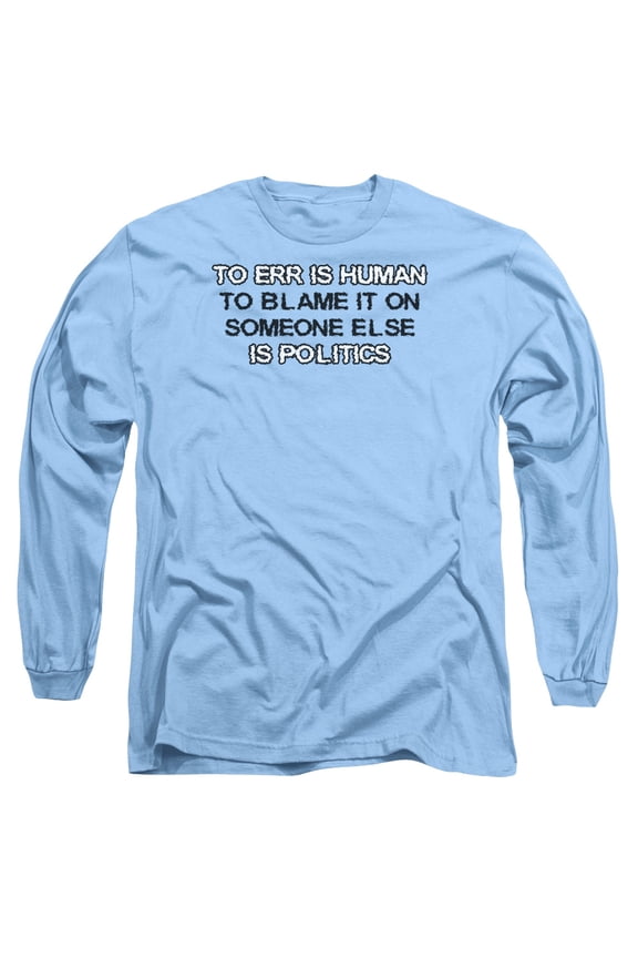 - Politics - Long Sleeve Shirt - Small