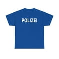 thumbnail image 1 of Polizei Front Back German Bundespolizei Federal Police Costume T-Shirt Tee - Royal / M, 1 of 4