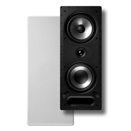 Polk Audio - Vanishing Series RT Dual 6.5" 3-Way In-Wall Speaker (Each) - White