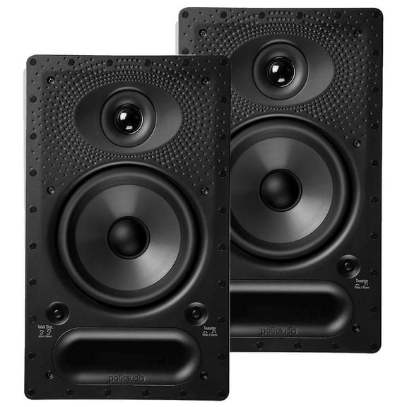 Polk Audio 65-RT Vanishing In Wall Speakers - Pair (White)