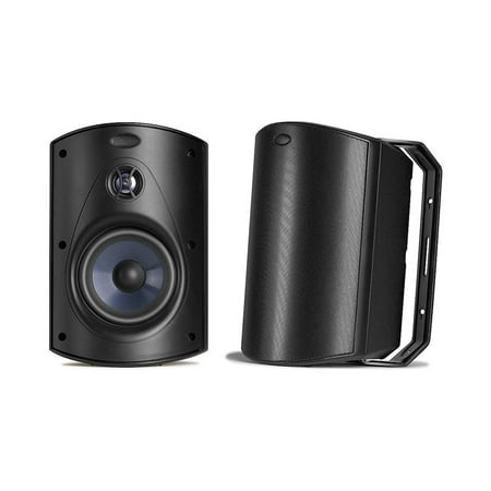 Polk Audio - Atrium5 5" Outdoor Speakers (Pair) - Black