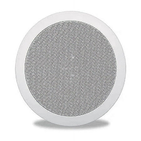 Polk Audio - RC6s In-Ceiling 6.5" Stereo Speaker - Dual Channel Experience | Best for Damp, Humid Indoor/Outdoor Placement - White