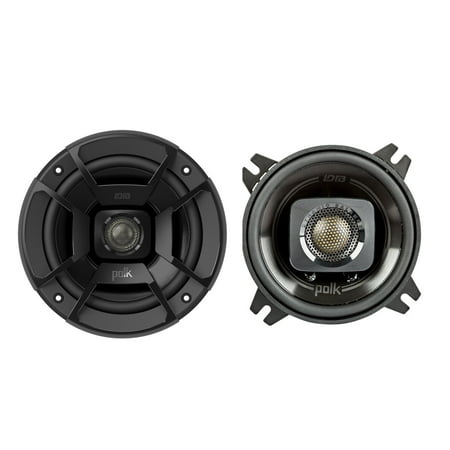 Polk Audio - DB+ Series 4" 2-Way Coaxial Speakers with Polypropylene UV Tolerant Cones (Pair) - Black