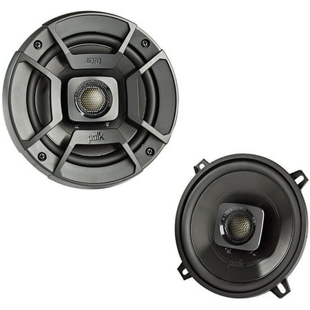Polk Audio - DB+ Series 5-1/4" 2-Way Coaxial Speakers with Polypropylene UV Tolerant Cones (Pair) - Black