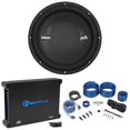 thumbnail image 1 of Polk Audio MM 1242 DVC 12” 1260w Car Audio Subwoofer Sub+Mono Amplifier+Amp Kit, 1 of 11