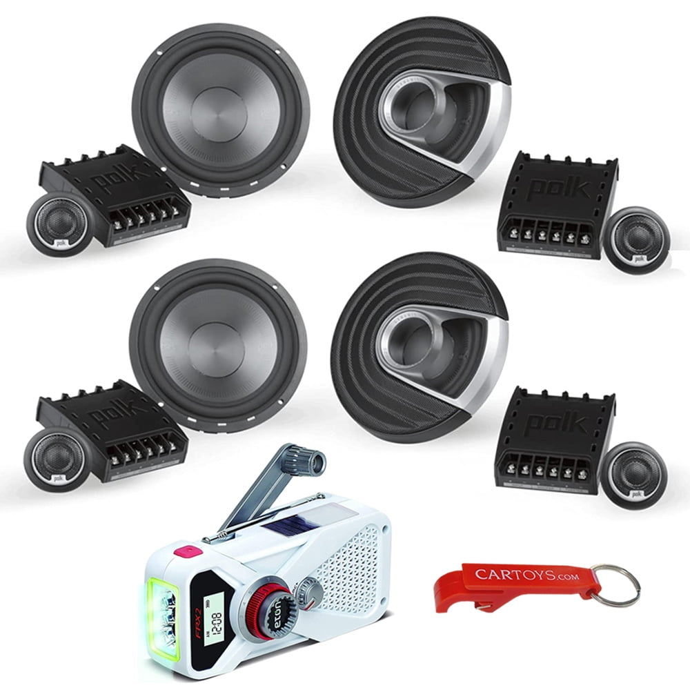 Polk Audio MM1 Series MM6502 6.5" Component Speakers(2 Pairs) & Eton