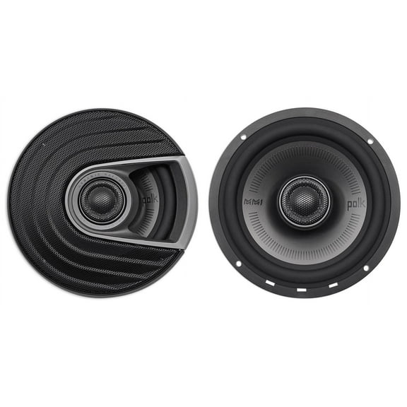 Polk Audio MM1 Series MM652 - Speakers - for car - 100 Watt - 2-way - coaxial - 6.5" - black, silver