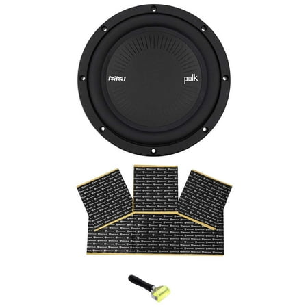Polk Audio MM842SVC 8” 900 Watt SVC 4-Ohm Car/Marine Audio Subwoofer Sub+Rockmat