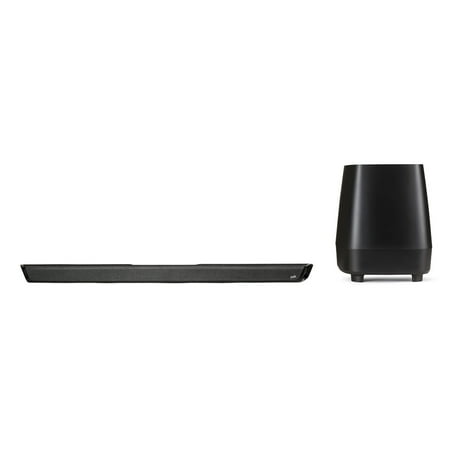 Polk Audio - Polk – Magnifi 2 Home Theater Sound Bar with 3D Audio, 4k Compatible, Chromecast built in, wireless subwoofer - Black