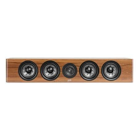 Polk Audio - Polk Reserve R350 Left/Right/Center Surround Speaker, New 1" Pinnacle Ring Tweeter & Four 4" Turbine Cone Woofers - Brown
