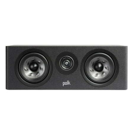 Polk Audio - Polk Reserve Series R300 Compact Center Channel Speaker, New 1" Pinnacle Ring Tweeter & Dual 5.25" Turbine Cone Woofers - Black