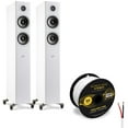 thumbnail image 1 of Polk Audio Reserve R500 Floorstanding Speaker Cable Bundle (White), 1 of 9