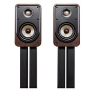 Polk Audio Signature Elite ES15 Compact Bookshelf Speakers - Pair Walnut