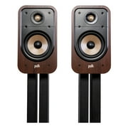 Polk Audio Signature Elite ES20 Bookshelf Speakers - Pair Walnut