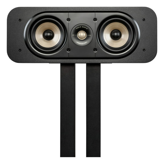 Polk Audio - Signature Elite ES30 Hi-Res Center Channel Speaker - Stunning Black