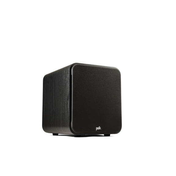 Polk Audio Signature Elite ES8 Subwoofer (Black), 8" Long-Throw Woofer with Mineral-Filled Polymer Cone, 100W Class D Amplifier, Front Firing Home Subwoofer, Time-Smart Phase Control