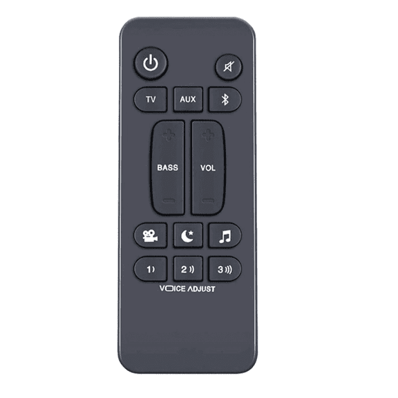 Polk Audio Universal Remote Control , Compatible with Signa S1/S2/S3/S4 Ultra-Slim Sound Bars, Easy Setup & Full Function Replacement