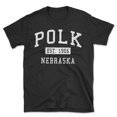 thumbnail image 1 of Polk Nebraska Classic Established Men's Cotton T-Shirt, 1 of 6