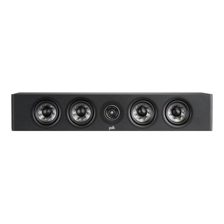 Polk Audio - Polk Reserve R350 Left/Right/Center Surround Speaker, New 1" Pinnacle Ring Tweeter & Four 4" Turbine Cone Woofers - Black