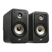 Polk Signature Elite ES20 Bookshelf Speaker - Hi-Res Audio Certified, Dolby Atmos & DTSX Compatible, 1 Tweeter & 6.5 Woofer, Power Port Technology for Effortless Bass Pair, Stunning Black