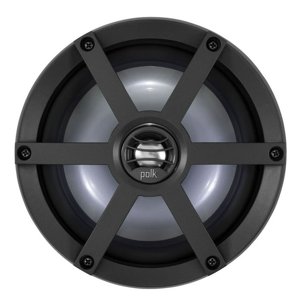 Polk UM650SRTL Coaxial Speaker Kit with Sport Grille and LED Light Ring