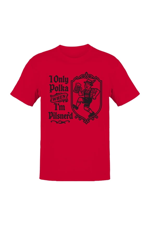 Polka Dance Beer Humor Graphic Men's T-shirt