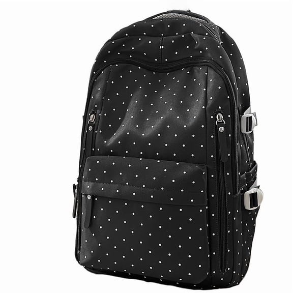 Polka Dot Backpack, Cute Womens Backpack with Polka Dots Design for Daily Use