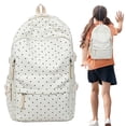 thumbnail image 1 of Polka Dot Backpack Laptop Backpack Women Classroom Must Haves Senior Backpack Backpack For College Waterproof Backpack Travel Backpack Book Bag Work Backpack College Backpacks For Women Polka Dot Bag, 1 of 9