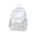 thumbnail image 1 of Polka Dot Backpack with Star Charm, Breathable Back Panel, Spacious Interior, Lightweight Daypack for Daily Activities and Fashion Look, 1 of 3