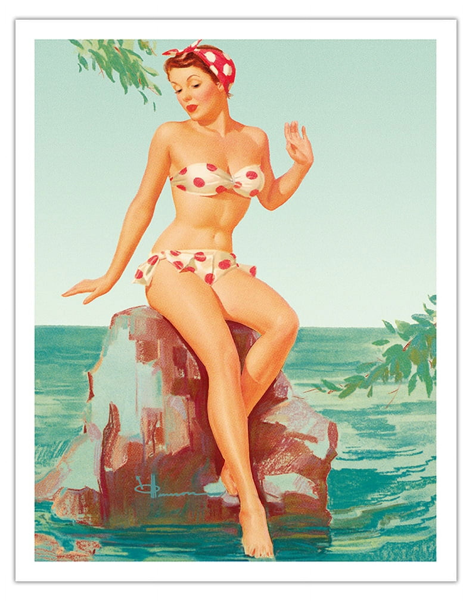 Polka-Dot-Bikini-Vintage-Pin-
