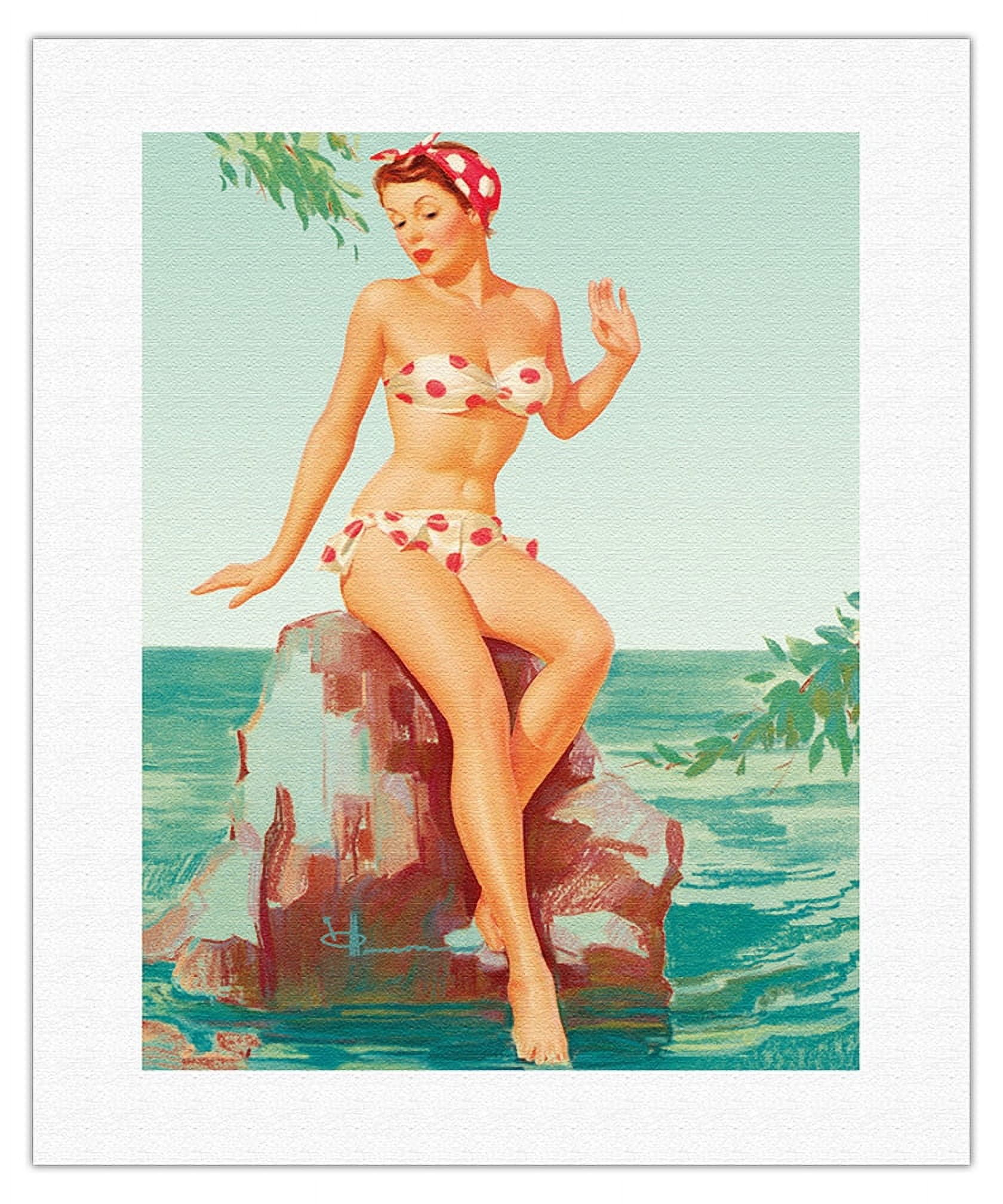 Polka-Dot-Bikini-Vintage-Pin-