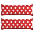 thumbnail image 1 of Polka Dot Body Pillow Cover - Soft & Breathable Fabric, Hidden Zipper, 20"x54", Retro Dot Pattern - Perfect Gift for Side Sleepers, Vintage Decor & Pregnancy Support, 1 of 7
