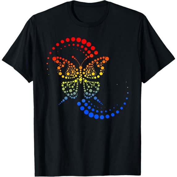 Polka Dot Butterfly September 15th International Dot Day T-Shirt