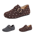 Polka Dot Clogs for Women Pattern Slip On Cute Shoes Round Toe Comfort ...