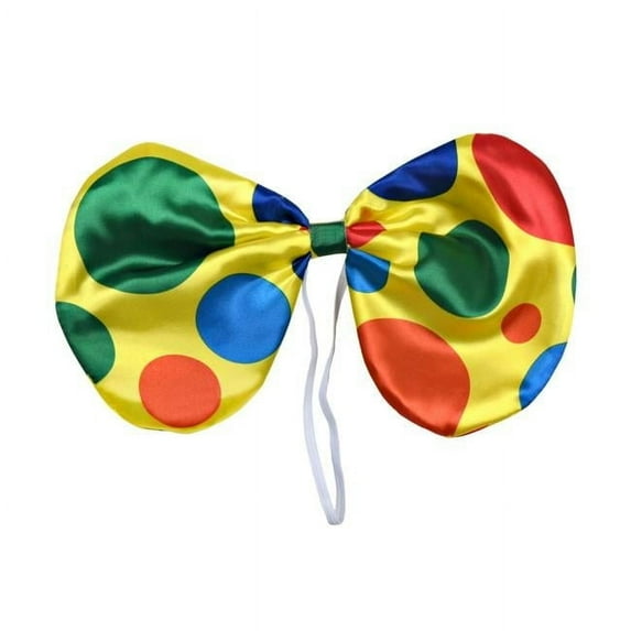 Polka Dot Clown Bow Tie - Large