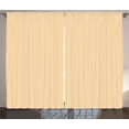 thumbnail image 1 of Ambesonne Polka Dot Curtains 2 Panel Set, Vintage Pastel Print, 108" x 96", Champagne and White, 1 of 3