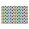 thumbnail image 1 of Polka Dot Cutting Board, Retro Design Circular Rounds on Plain Backdrop, Decorative Tempered Glass Cutting and Serving Board, in 3 Sizes, by Ambesonne, 1 of 2