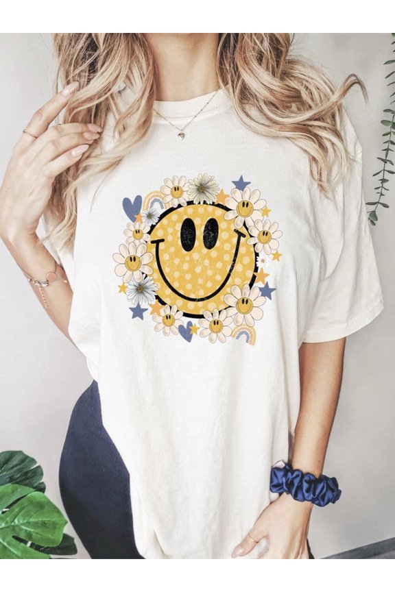 Polka Dot Daisy Retro Shirt