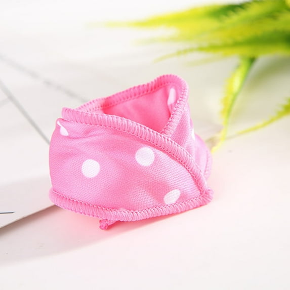 Polka Dot Hair Curler, Pear Head Fabric Curler - DIY Night Hair Rollers For Kids Girls Flexible Hair Curling Supplies Polka Leopard