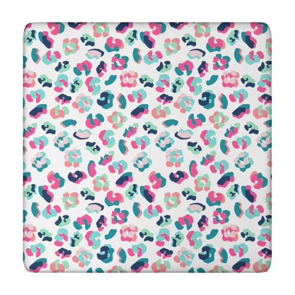 Polka Dot Inspired Leopard Tablecloth, Cheetah Spot Print with Modern Artistic Vibe for Dining Decor