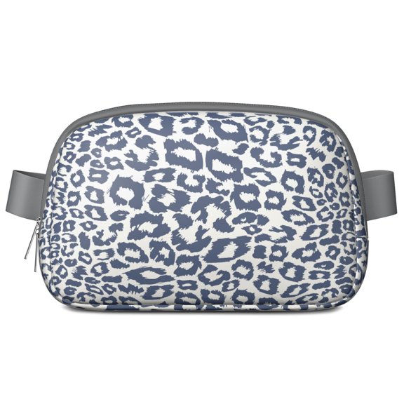 Polka-Dot Leopard Fanny Pack – Waterproof Adjustable Waist Bag with Whimsical Hybrid Design, Unique & Playful